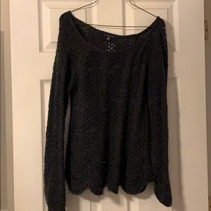 AE gray sweater